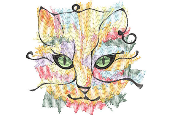 Abstract Cat Portrait: A Designer’s Holiday Review