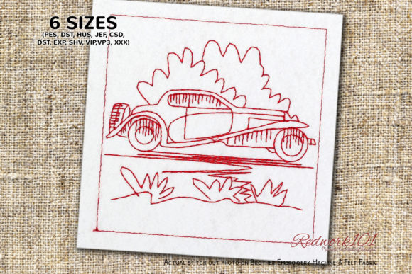 Classic Car Design Review for Real Embroidery Projects