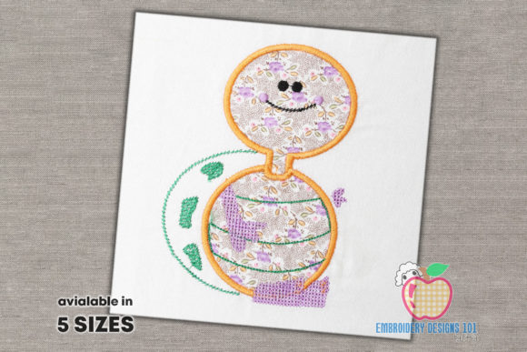 Cute Cartoon Turtle Applique Design Review