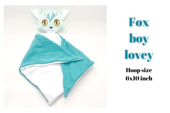 Fox Lovey Boy: A Warm, Whimsical Embroidery Design for Meaningful Gifts