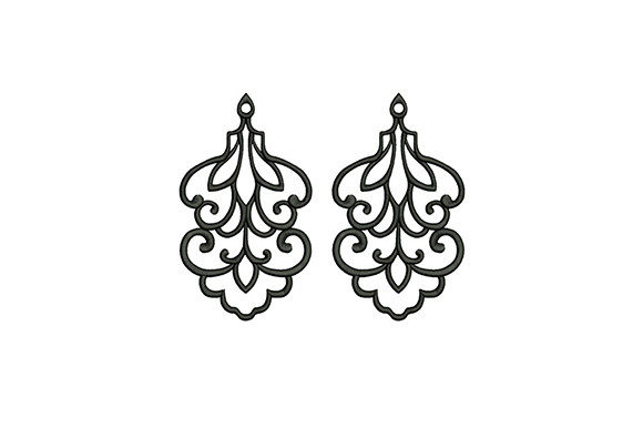 Grey Floral Earrings Design Review