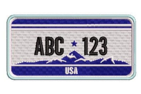 Licence Plate Template