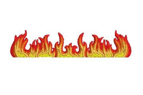 Line of Flames: A Thoughtful Border for Personalized Gifts