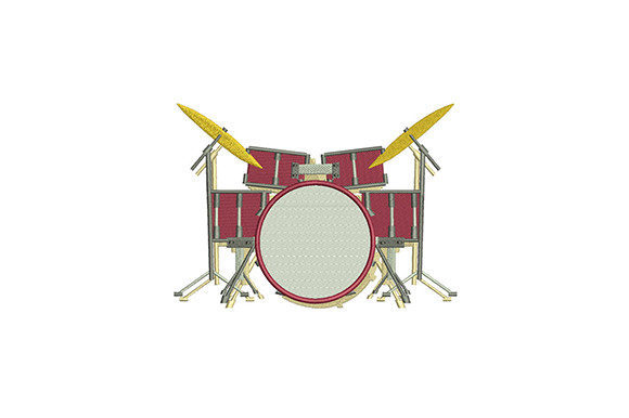 Maroon Drum Kit: Embroidery Designer Review