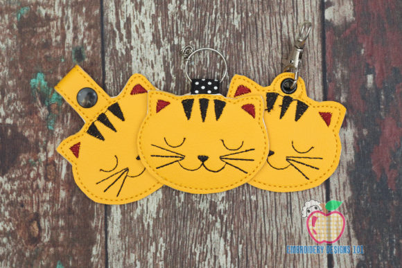 Sleeping Cat ITH Snaptab Keyfob Design Review